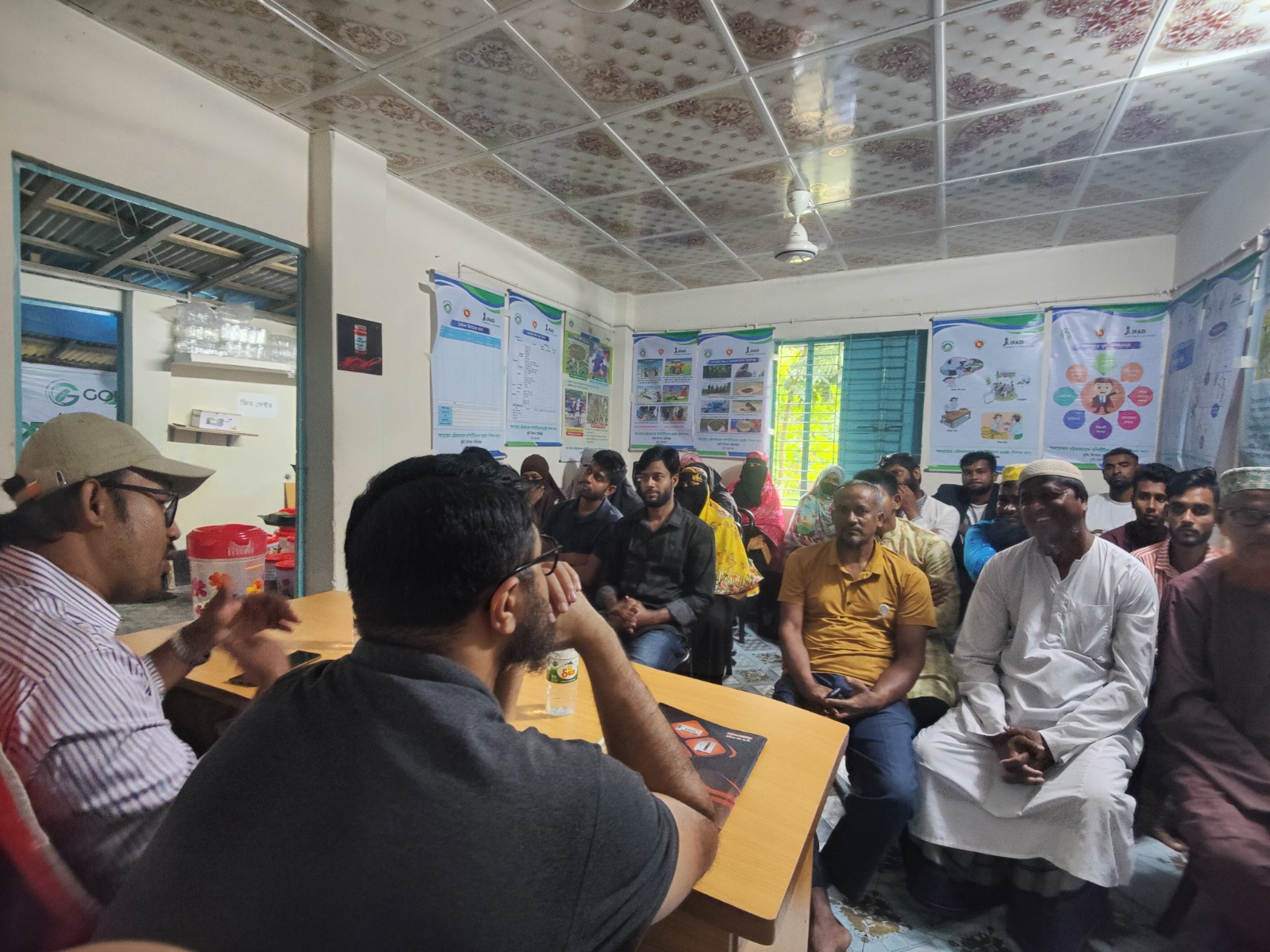 Golpata Agro team visiting farmers in Bangladesh